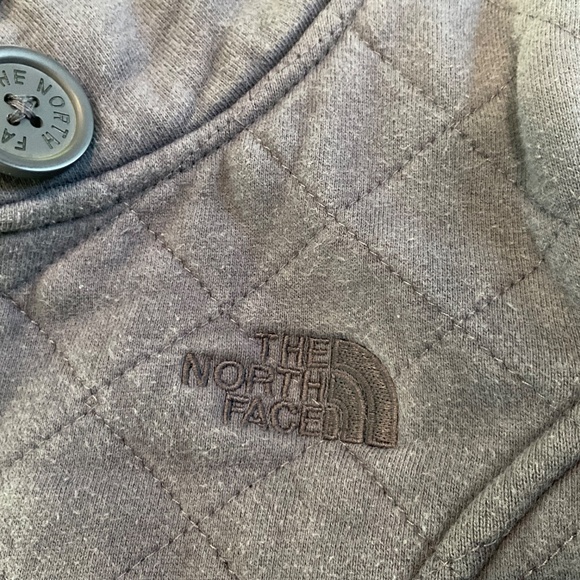 The North Face Caroluna Quilted Jacket Fleece Lined Black Full Zip Coat Size XS - Picture 11 of 12